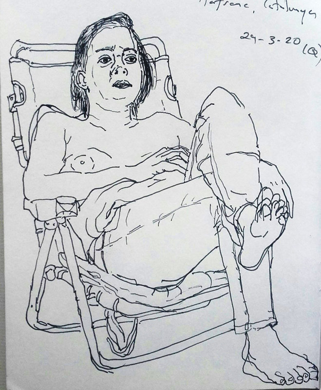 The Girl who keeps moving her feet