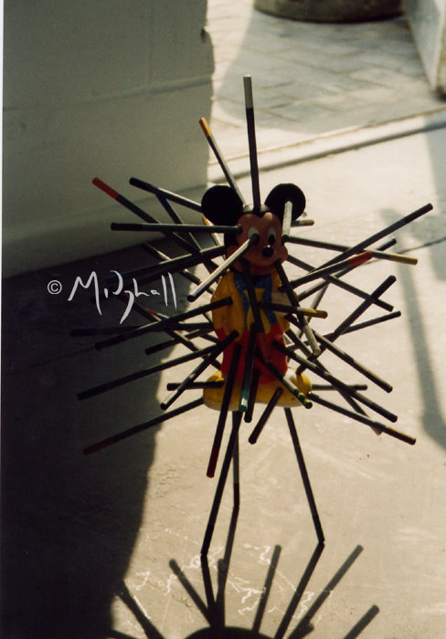 Found objects and pencils 1997
